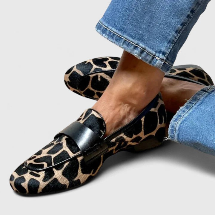 Aurette | Mocassini statement con stampa animalier
