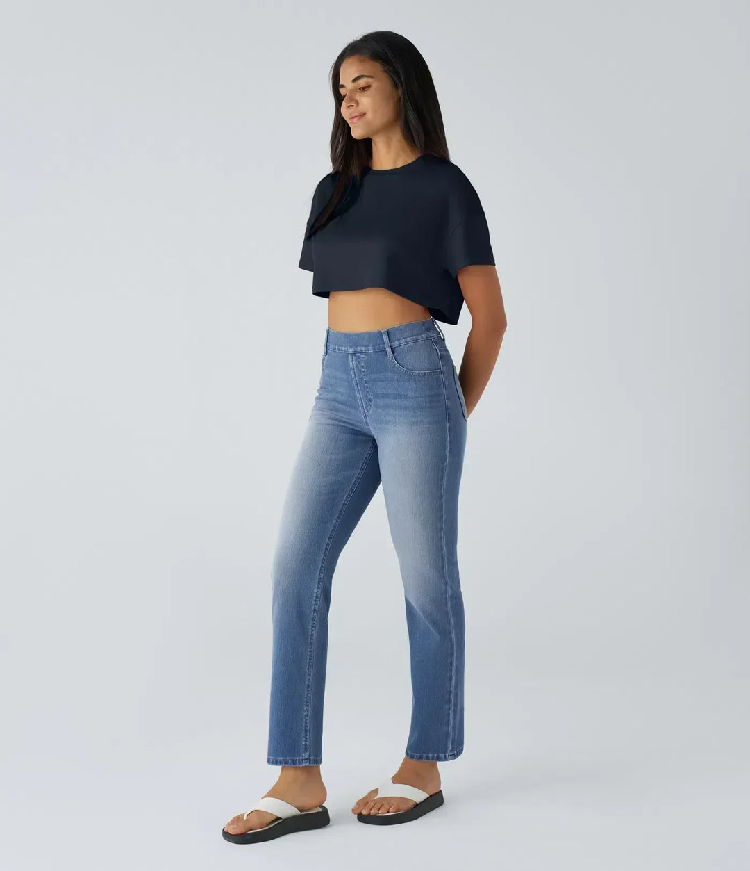 Clara | Pantaloni relaxed in denim per tutti i giorni