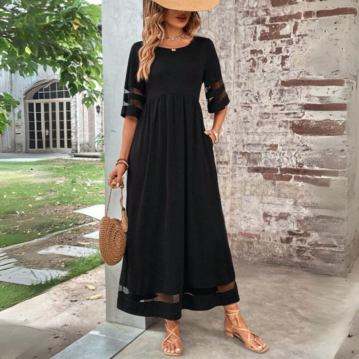 Isabelle | Vestito Midi Effetto Pancia Piatta