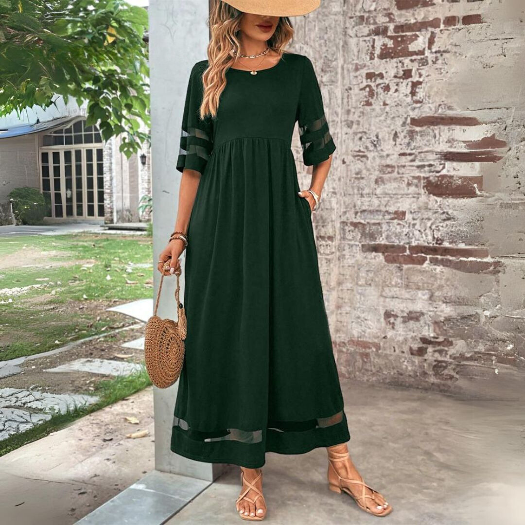 Isabelle | Vestito Midi Effetto Pancia Piatta