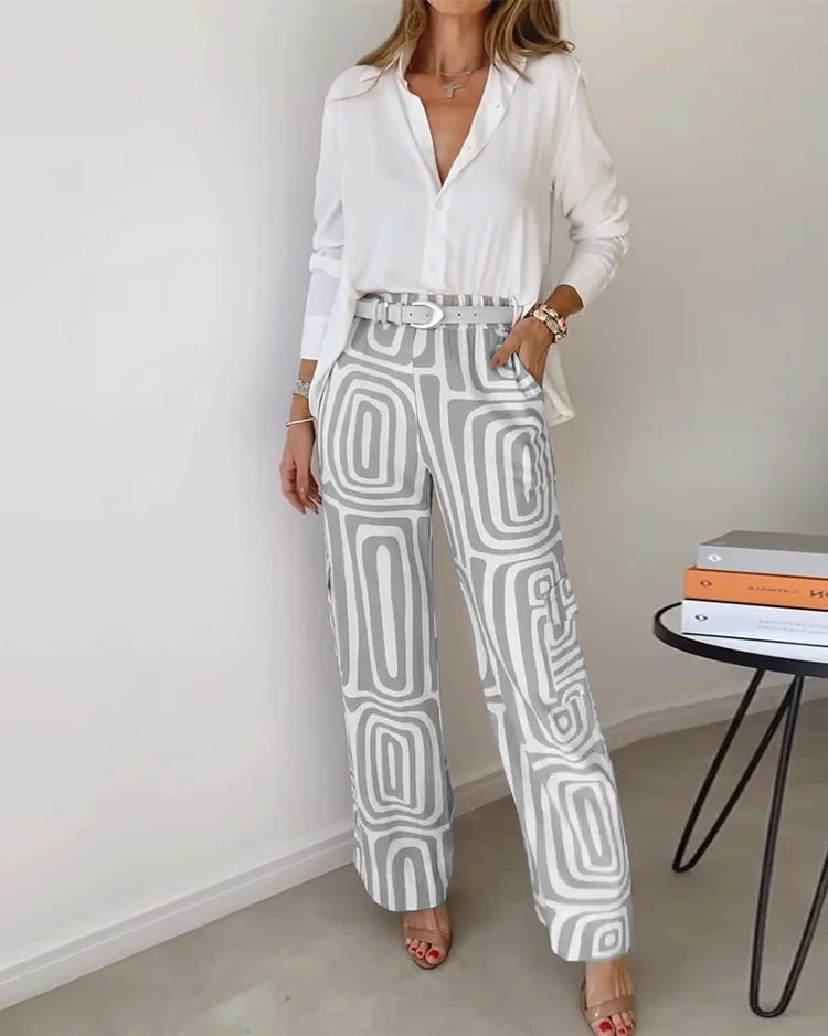Vivara | Set due pezzi con cintura geometrica