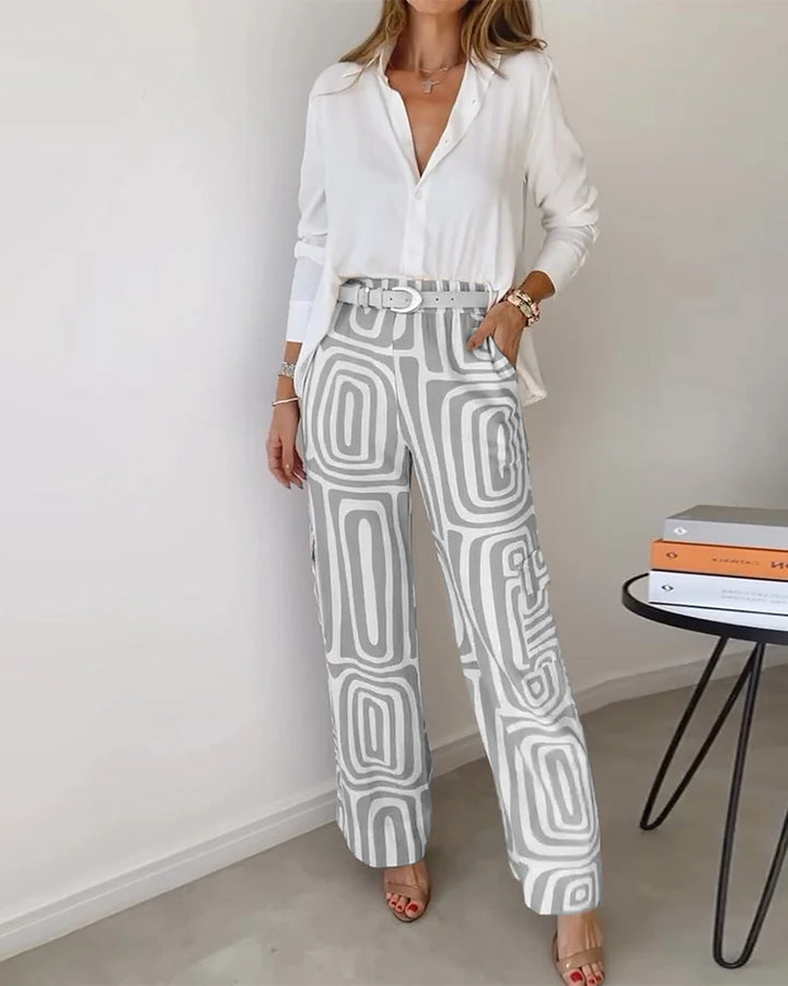 Vivara | Set due pezzi con cintura geometrica