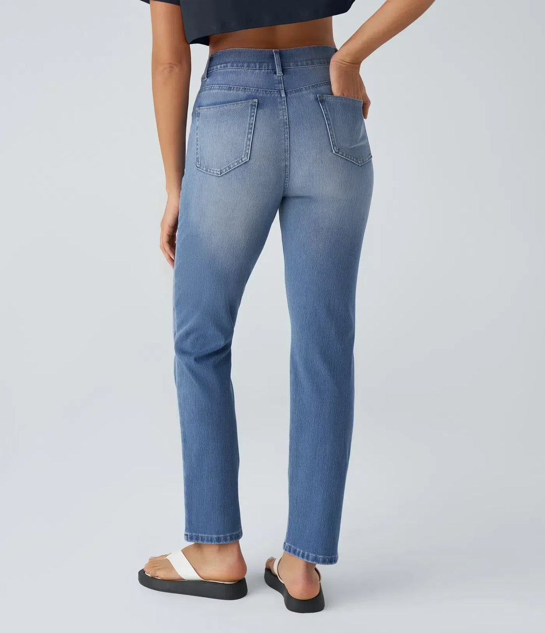 Clara | Pantaloni relaxed in denim per tutti i giorni