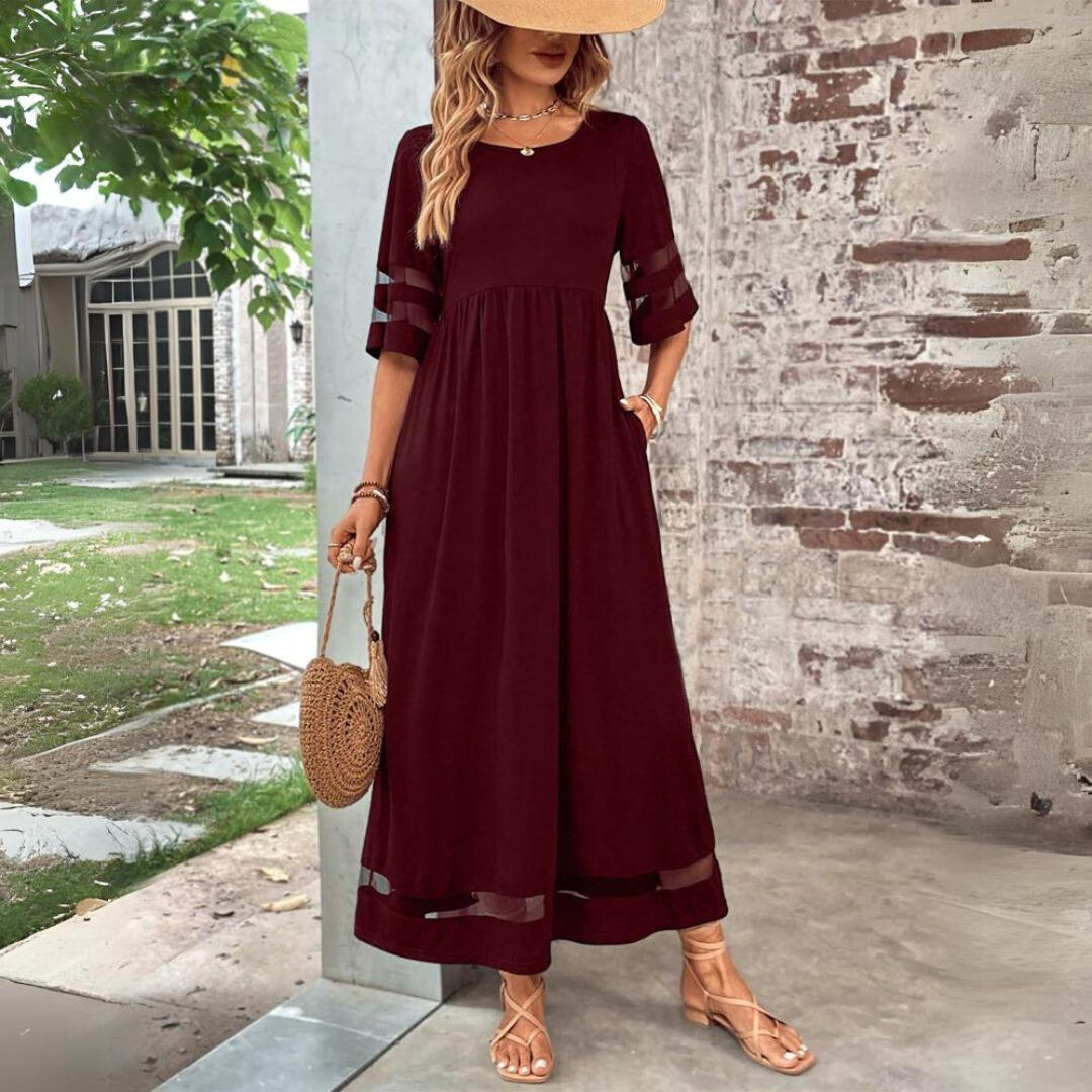Isabelle | Vestito Midi Effetto Pancia Piatta