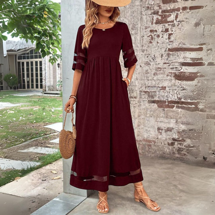Isabelle | Vestito Midi Effetto Pancia Piatta