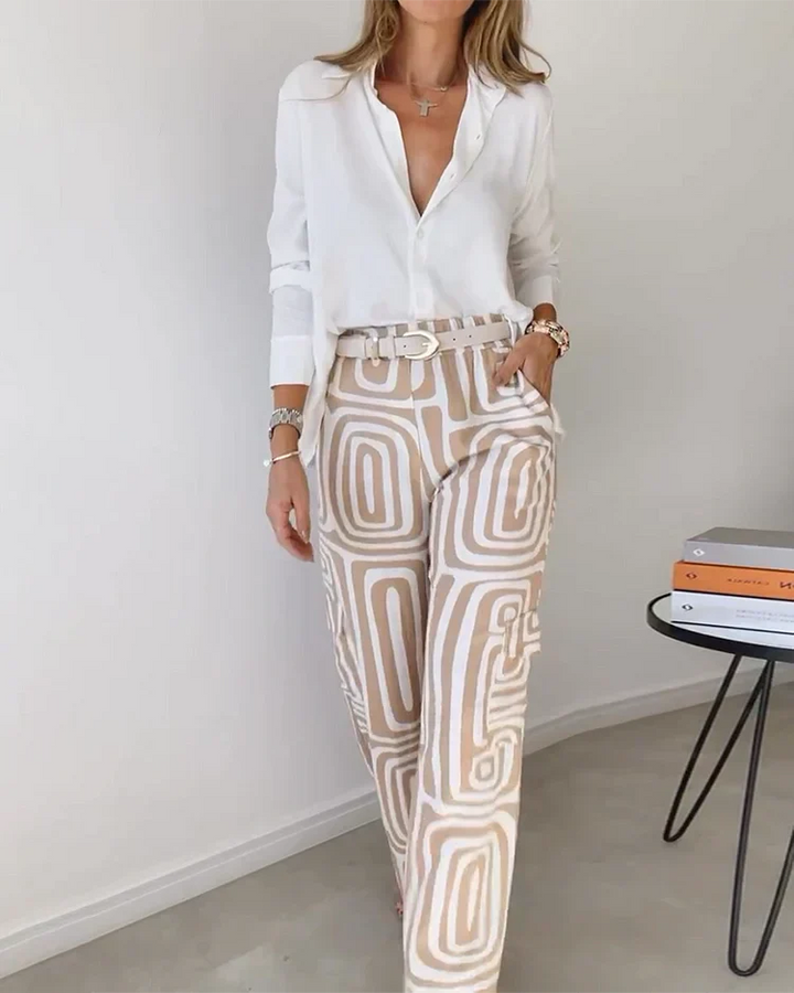 Vivara | Set due pezzi con cintura geometrica