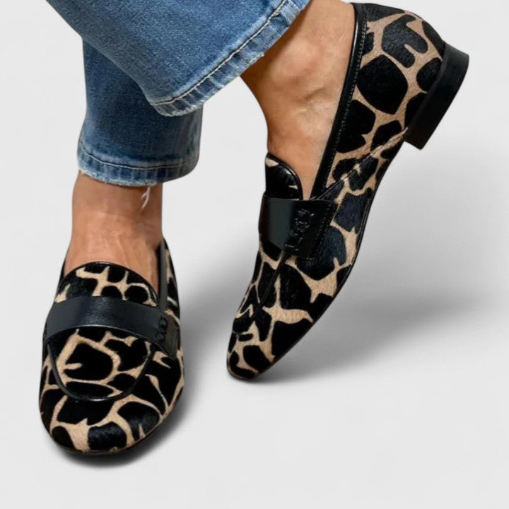 Aurette | Mocassini statement con stampa animalier