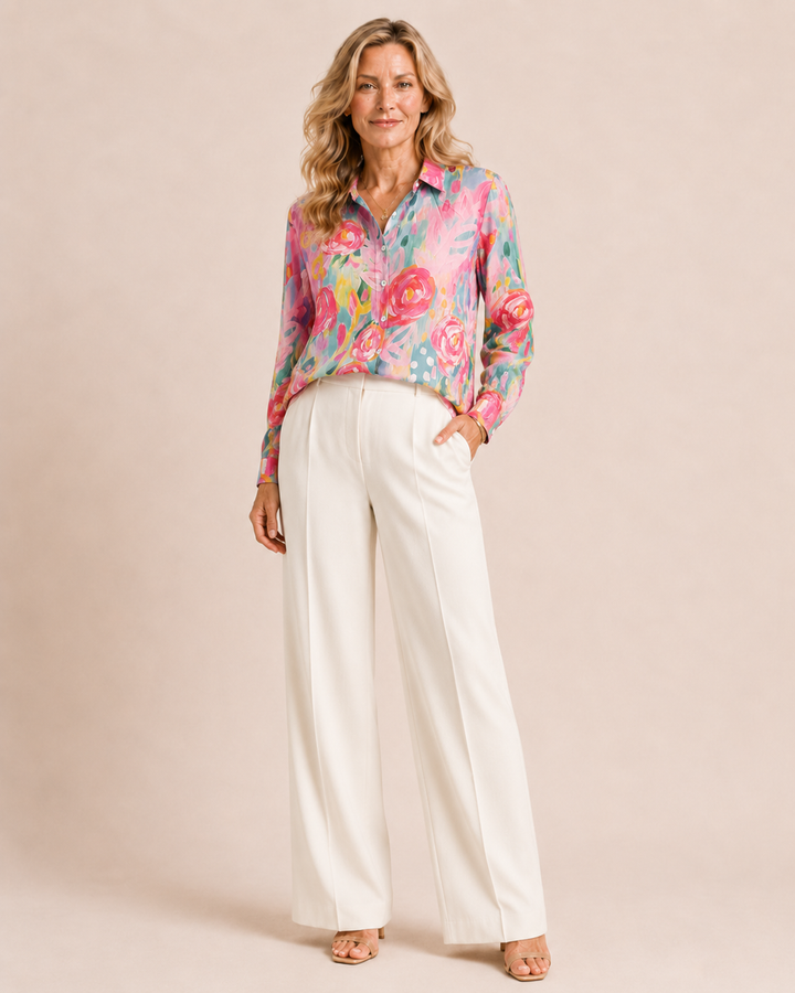 Vivienne | Blusa floreale statement