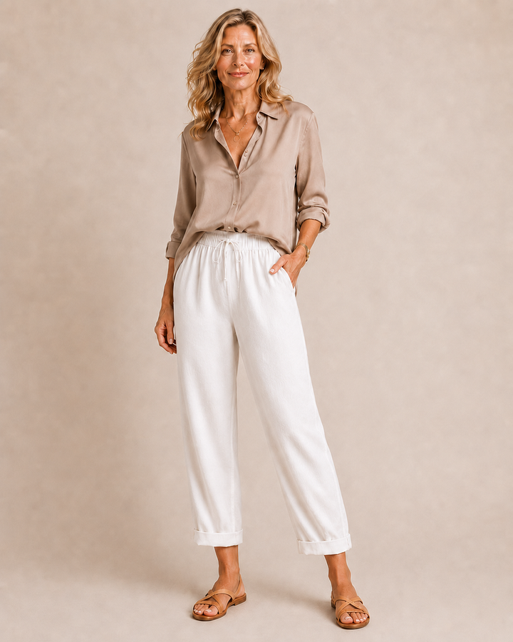 Amelie | Pantaloni leggeri in lino