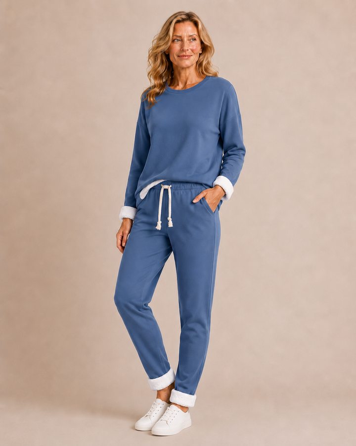 Maris | Set due pezzi lounge blu accogliente