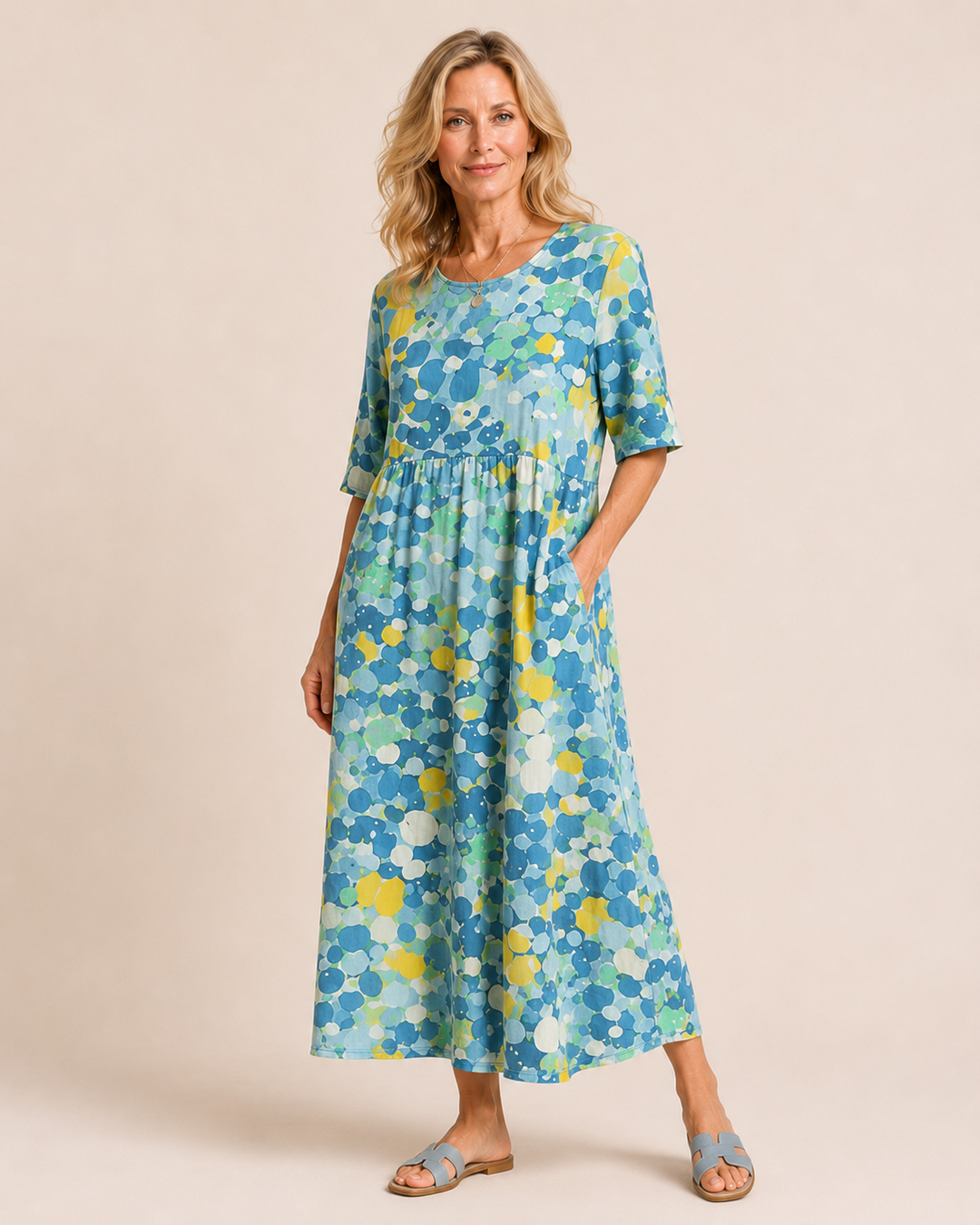 Amelie | Vestito midi floreale elegante
