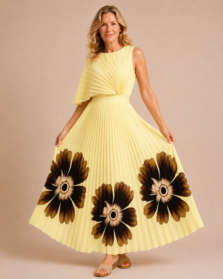 Isadora | Vestito midi plissettato per occasioni speciali
