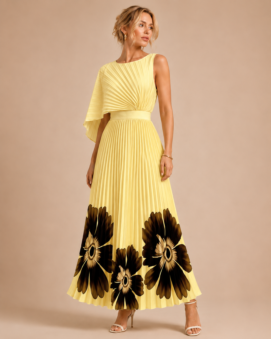 Isadora | Vestito midi plissettato per occasioni speciali