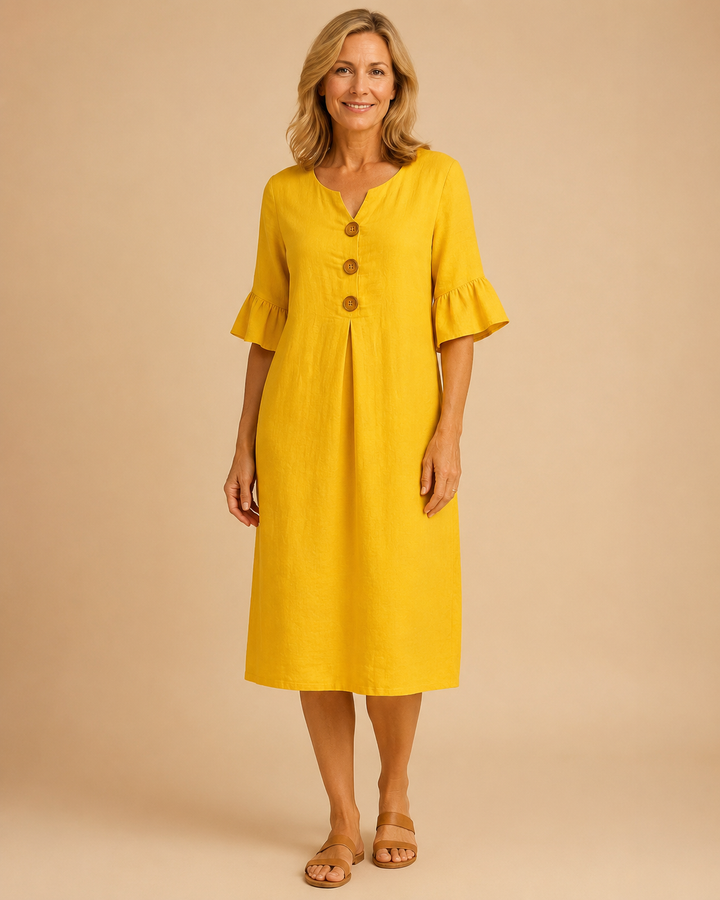 Rosalie | Vestito testurizzato a maniche lunghe
