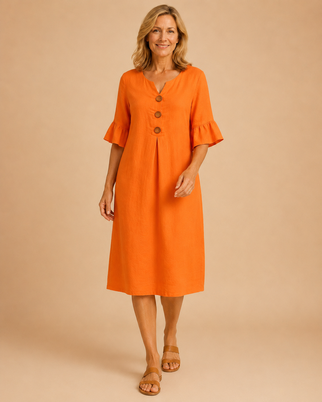 Rosalie | Vestito testurizzato a maniche lunghe