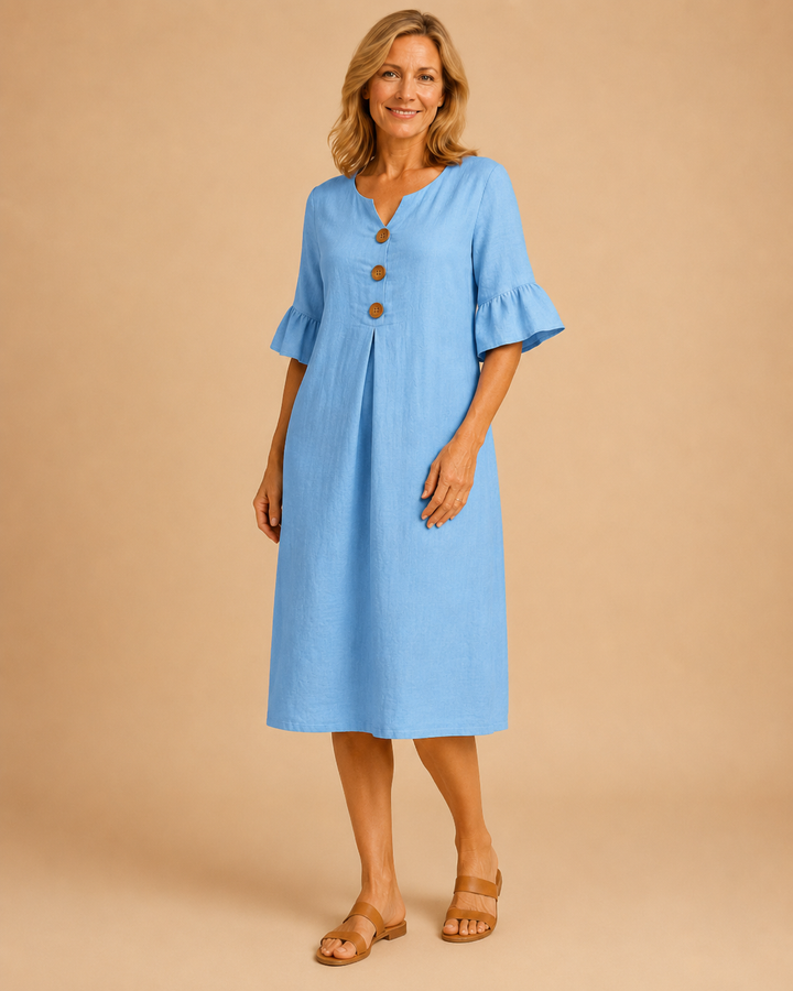 Rosalie | Vestito testurizzato a maniche lunghe
