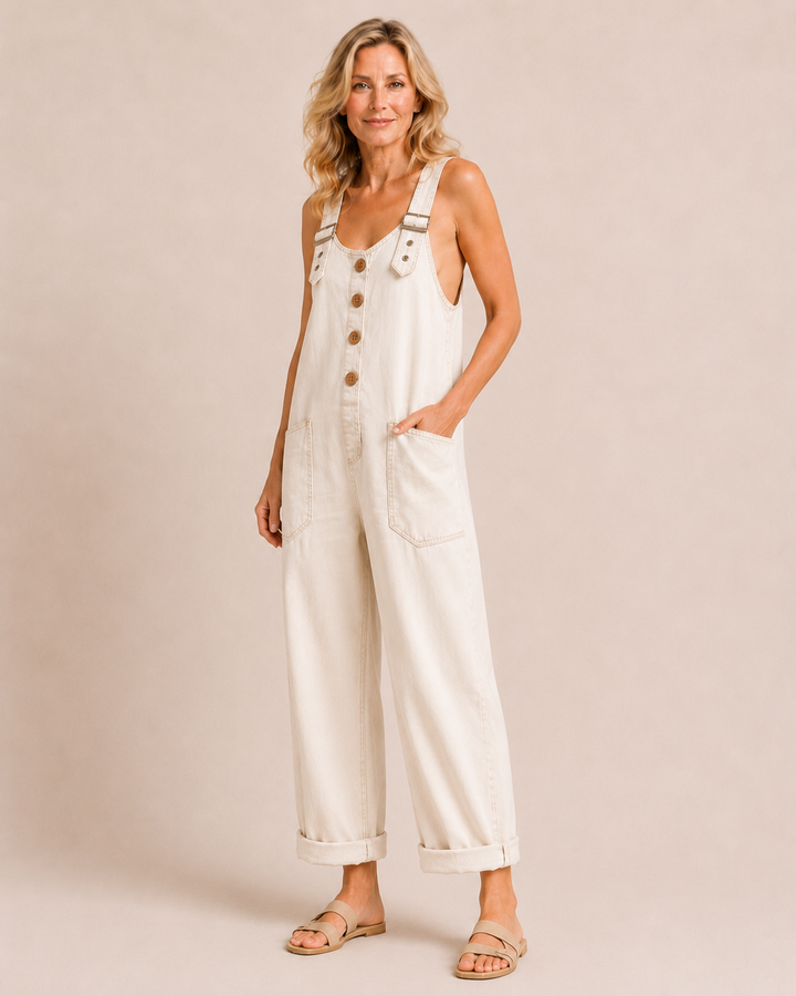 Maribel | Jumpsuit salopette relaxed in denim