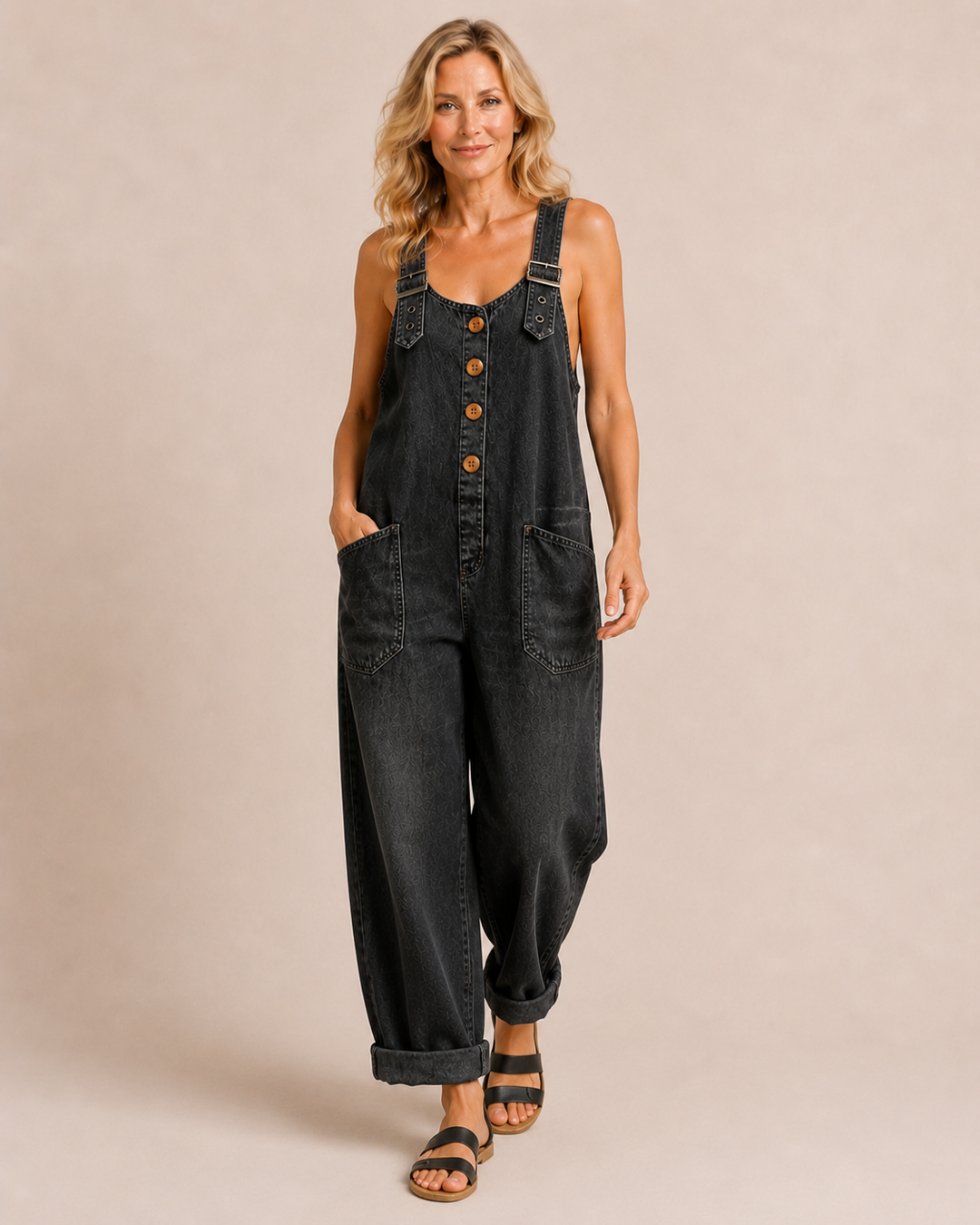 Maribel | Jumpsuit salopette relaxed in denim