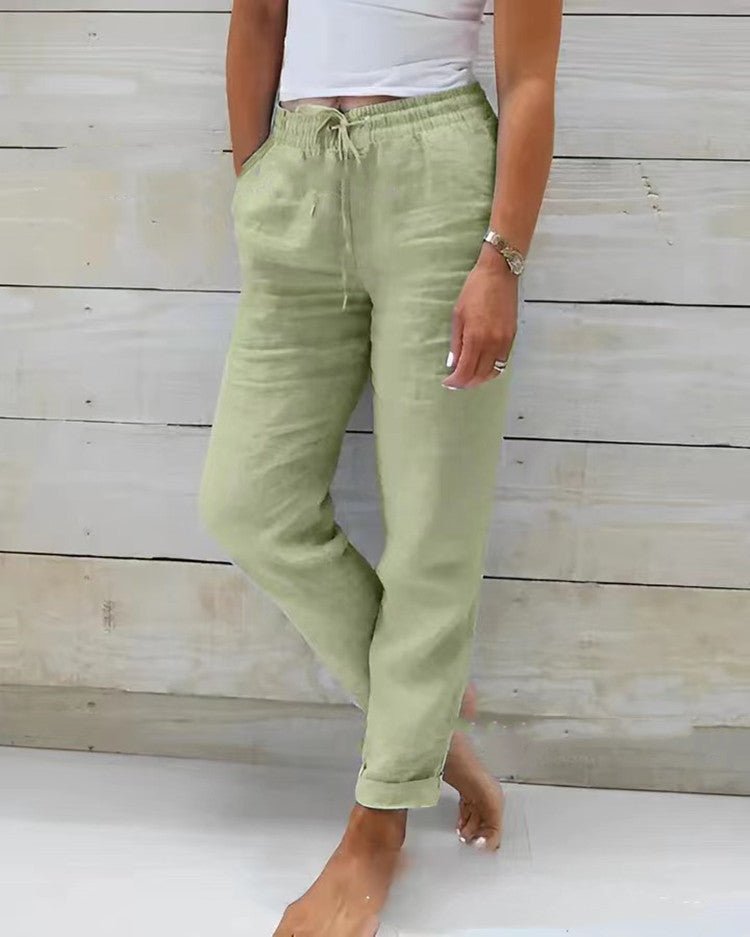 Lena | Pantaloni relaxed costieri
