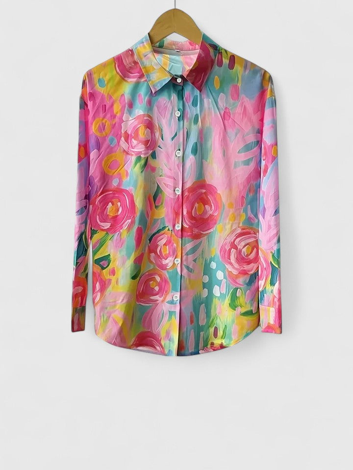 Vivienne | Blusa floreale statement