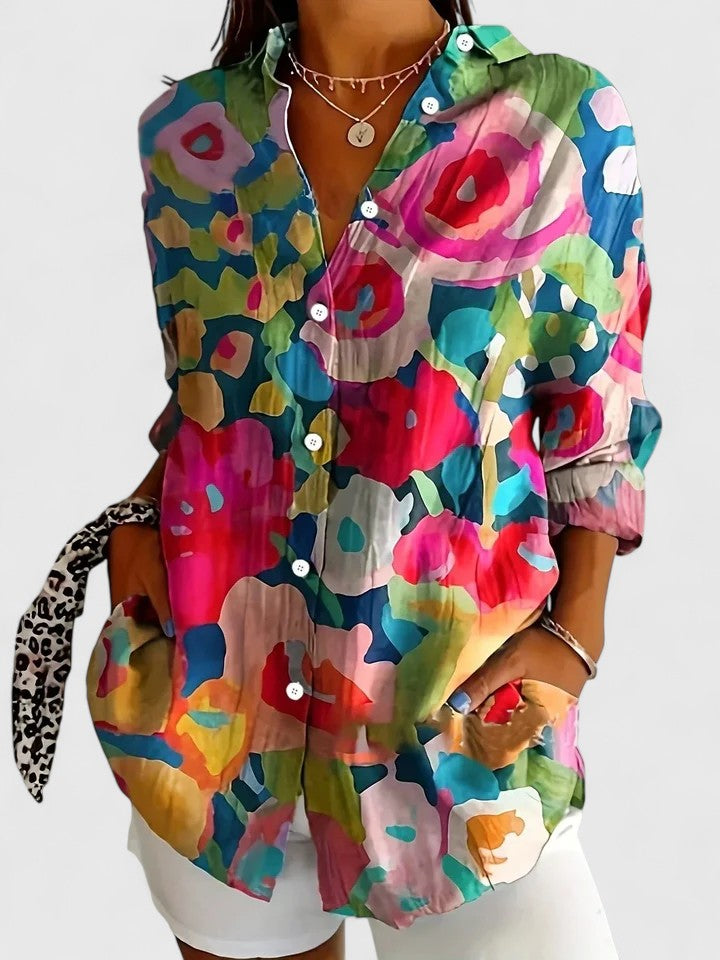 Vivienne | Blusa floreale statement