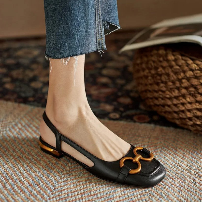 Mireya | Ballerine slingback da sera