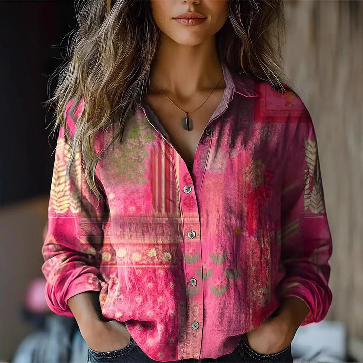 Serena | Blusa floreale con tasche