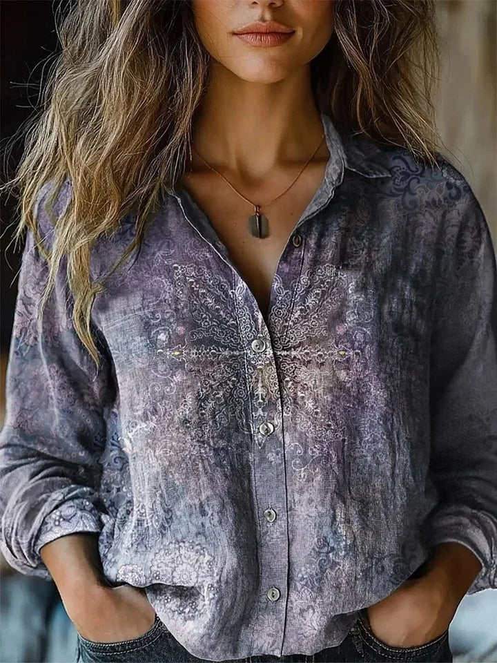 Serena | Blusa floreale con tasche